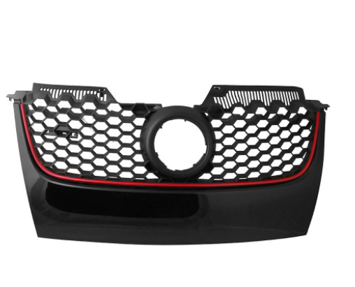 ABS mriežka pre Volkswagen Golf 5 MK5 V GTI, vzor s plástovou štruktúrou, SAPOWER, prispôsobiteľné spracovanie