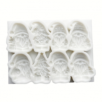 Silikon kalup za pečenje s božićnim dizajnom, 1 kom, fleksibilan, otporan na visoke temperature