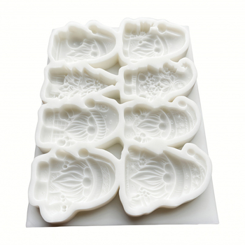 Silikon kalup za pečenje s božićnim dizajnom, 1 kom, fleksibilan, otporan na visoke temperature