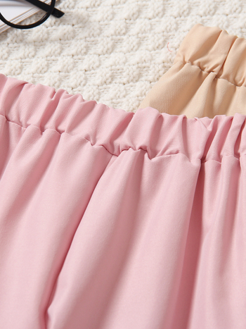 Dječje cargo hlače, casual stil, kratka dužina, džepovi s preklopima, 100% poliester