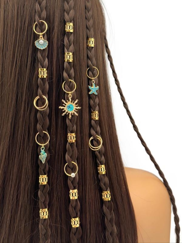 Accesoriu pentru cap, pieptene metalic pentru păr în stil boho pentru copii