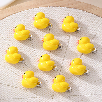 Set klipsi za kosu za djevojčice: ručno izrađene duckbill klipse - plastične, Princess serija, pet komada