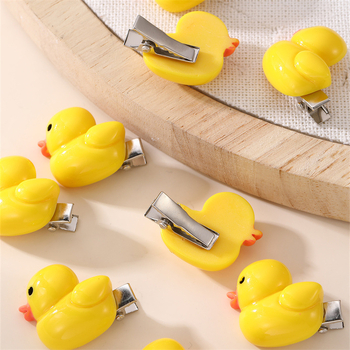 Set klipsi za kosu za djevojčice: ručno izrađene duckbill klipse - plastične, Princess serija, pet komada