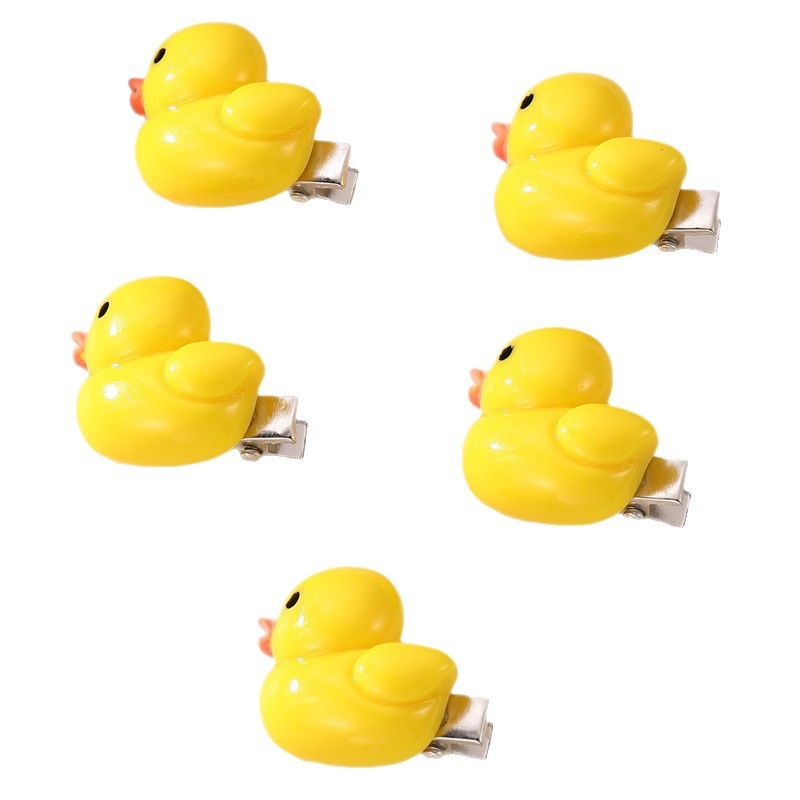 Set klipsi za kosu za djevojčice: ručno izrađene duckbill klipse - plastične, Princess serija, pet komada