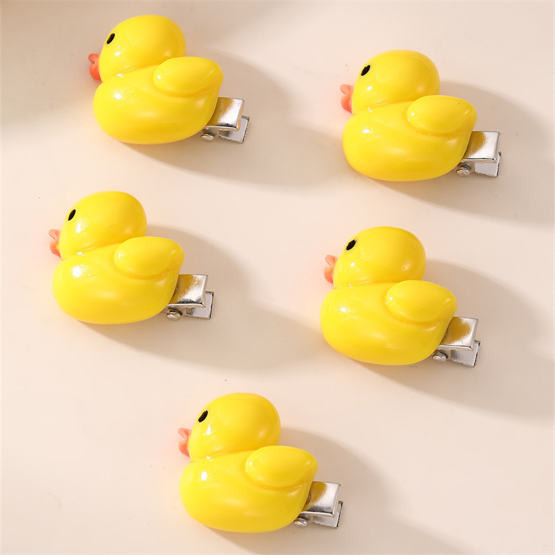 Set klipsi za kosu za djevojčice: ručno izrađene duckbill klipse - plastične, Princess serija, pet komada