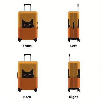 Y2JIT Obal na ochranu batožiny s dizajnom mačky – ABS materiál, príslušenstvo k batožine, kód: Iné