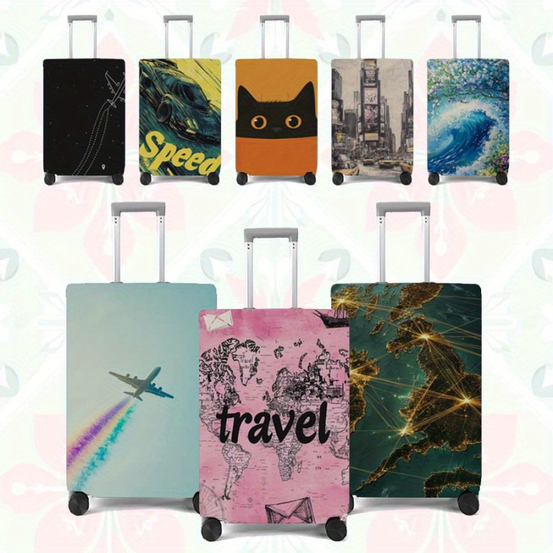 Y2JIT Obal na ochranu batožiny s dizajnom mačky – ABS materiál, príslušenstvo k batožine, kód: Iné