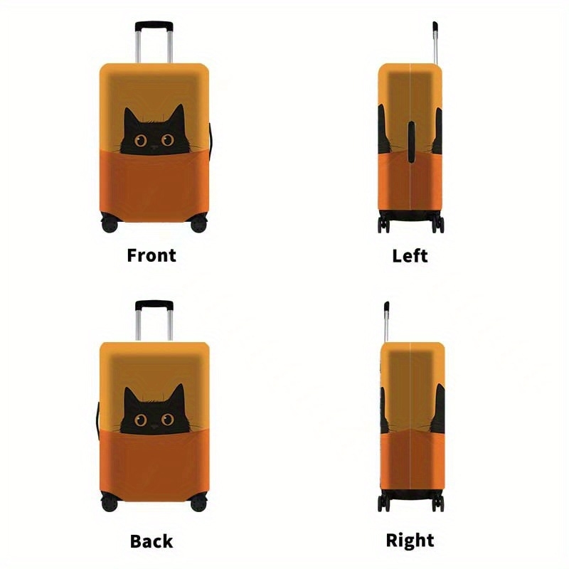Y2JIT Obal na ochranu batožiny s dizajnom mačky – ABS materiál, príslušenstvo k batožine, kód: Iné