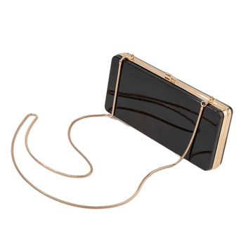 Lika akrilna crossbody torba, vertikalni kvadratni oblik, magnetsko zatvaranje, pamukasta podstava, džep za telefon, gradski minimalistički stil