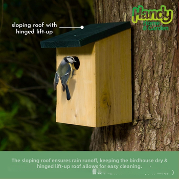 Drevené hniezdo pre vtáky s možnosťou zavesenia, vonkajšie vtáčie domček – Pôvod Šandong, Kód 0703