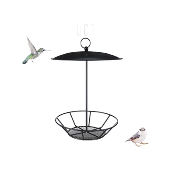 Hrănitoare cilindrică din fier pentru semințe, pentru păsări și veverițe, stil chinezesc