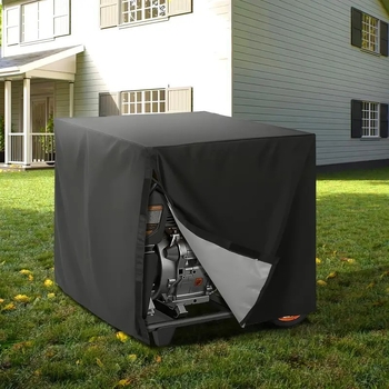 Prilagođeni pokrov motora za dizelske generatorе od Oxford platna — vodootporan, UV-otporan, prašini otporan, vanjska upotreba; 100% poliester