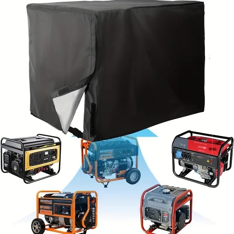 Prilagođeni pokrov motora za dizelske generatorе od Oxford platna — vodootporan, UV-otporan, prašini otporan, vanjska upotreba; 100% poliester