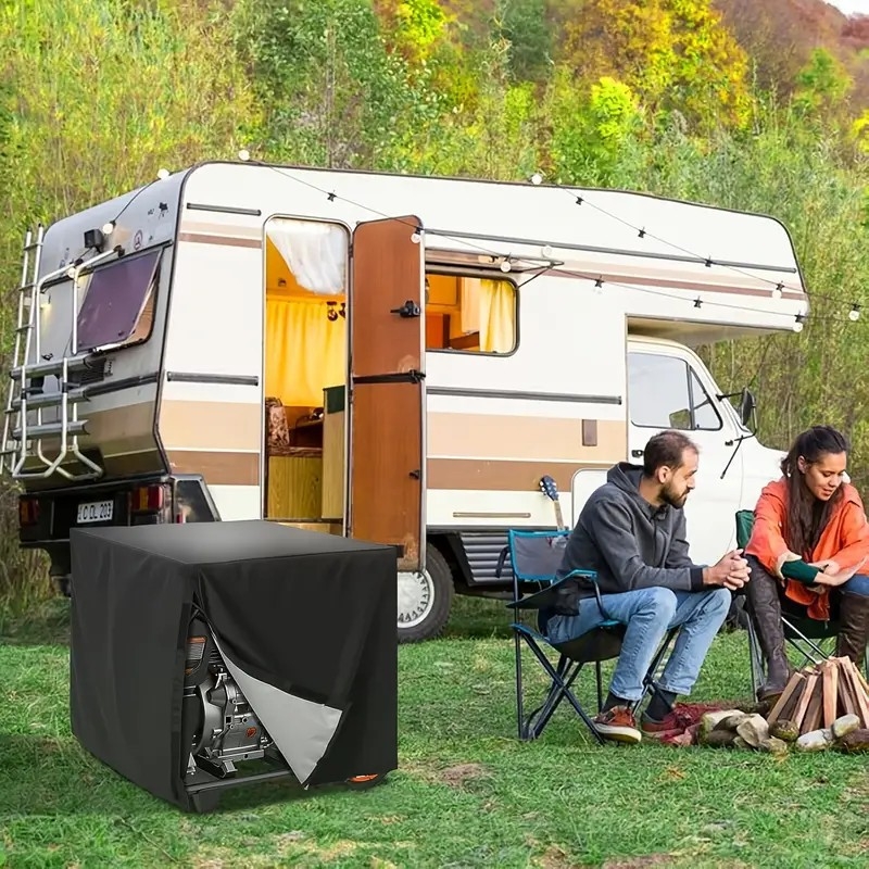 Prilagođeni pokrov motora za dizelske generatorе od Oxford platna — vodootporan, UV-otporan, prašini otporan, vanjska upotreba; 100% poliester