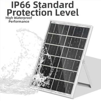 Solárny nabíjací panel pre vonkajšie mobilné zariadenia, 6W pri 5V, IP65, polymikrystalický kremík, 6–12 hodín osvetlenia