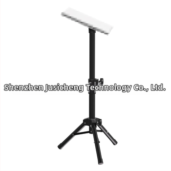 V4 Mini Trojuholníkový Podlahový Stojan – Výškovo Nastaviteľný, Prenosný Stojan na Reproduktory