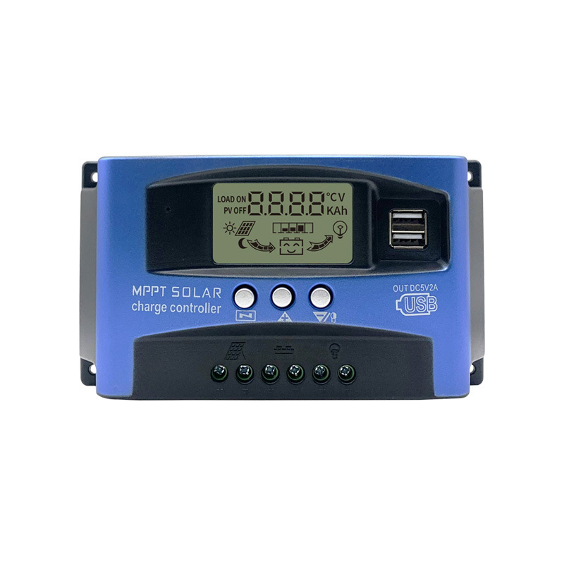 MPPT PV nabíjací riadič pre 12V/24V s automatickým rozpoznávaním napätia, 30–100A