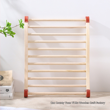 Drvena S-oblikovana naslona za saunu — valovita naslona za otvorenu parnu sobu (Materijal: Drvo; Kategorija: stalak za saunu; Stil: Moderno jednostavno)