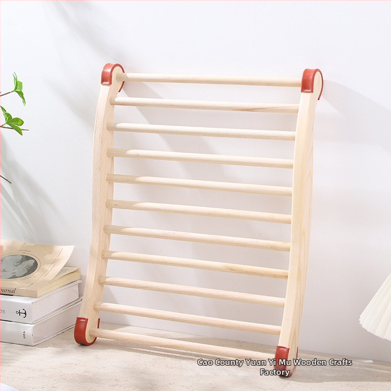 Drvena S-oblikovana naslona za saunu — valovita naslona za otvorenu parnu sobu (Materijal: Drvo; Kategorija: stalak za saunu; Stil: Moderno jednostavno)