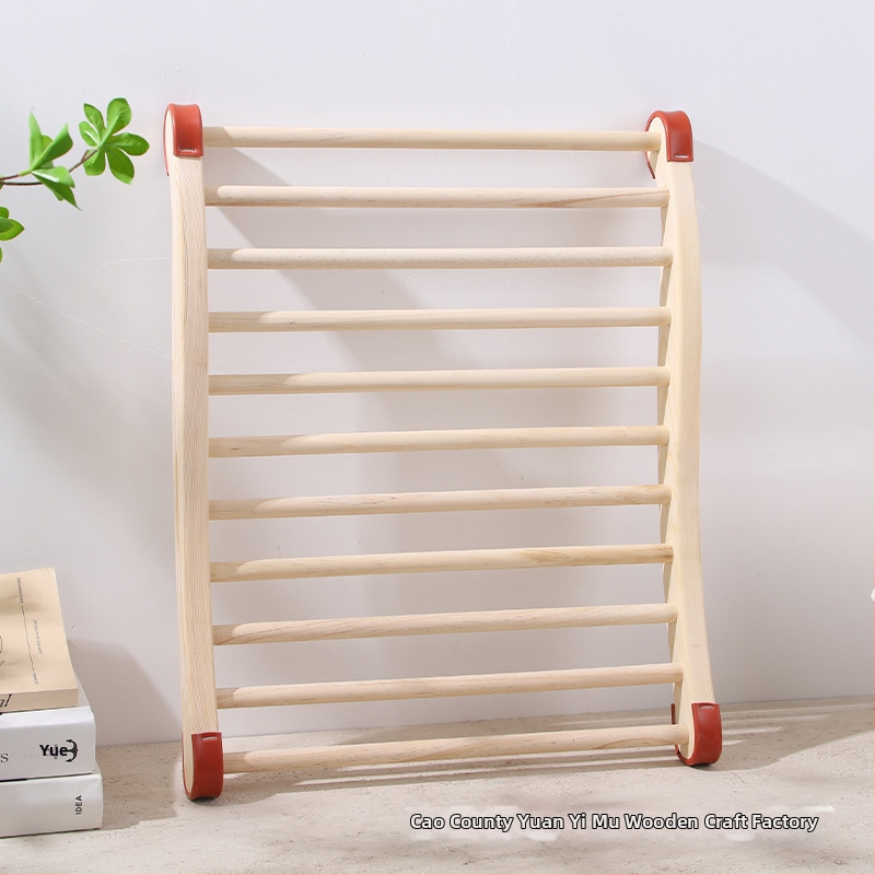 Drvena S-oblikovana naslona za saunu — valovita naslona za otvorenu parnu sobu (Materijal: Drvo; Kategorija: stalak za saunu; Stil: Moderno jednostavno)