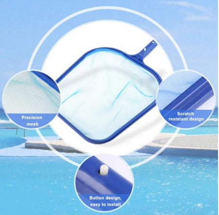 Bazénový čistiaci nástroj - ABS sieťka na listy pre plytkú vodu, Fengyun značka