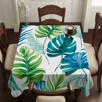 Покривка за маса - полиестер, печат, водоустойчива, маслоустойчива, правоъгълна (Полиестер; Печат; Водоустойчива; Маслоустойчива; Правоъгълна)