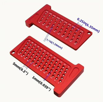 Drevoobrábací značkovací merací nástroj, T-tvar dierkovacie meradlo, hliníková zliatina, imperiálny/metrický, rozloženie a kreslenie pravítka
