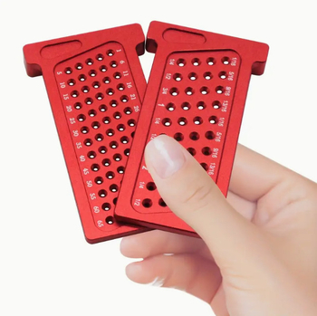 Drevoobrábací značkovací merací nástroj, T-tvar dierkovacie meradlo, hliníková zliatina, imperiálny/metrický, rozloženie a kreslenie pravítka