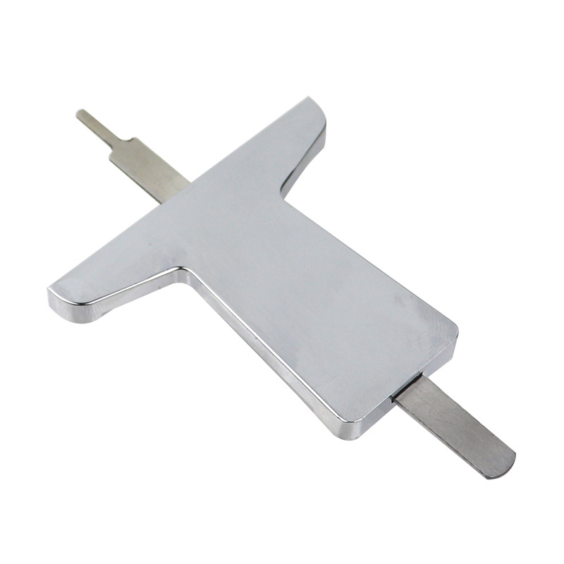 Meradlo hĺbky dezénu pneumatiky s vernierom, nerezová oceľ, rozsah 50 mm, presnosť 1 mm