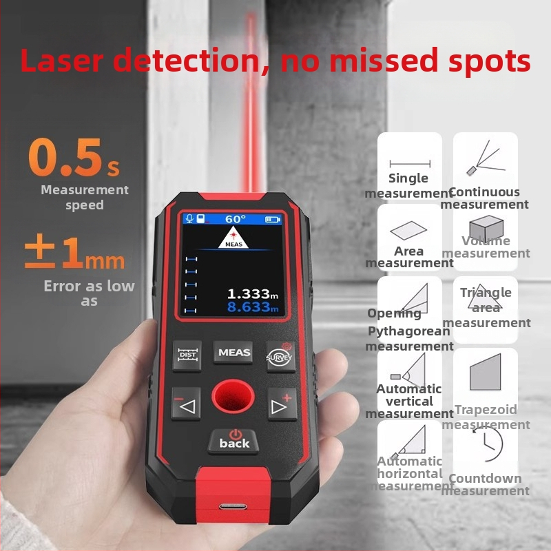 Smart Mouse NF-518 Detektor stien – viacúčelový skener pre potrubia, výstuž a elektrické káble; hmotnosť 1 kg