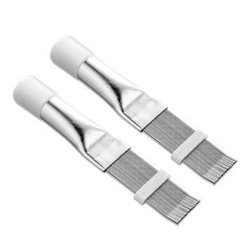 Xingsheng 2-части комплект за климатик: гребен за фините ребра и четка за почистване на намотки, неръждаема стомана