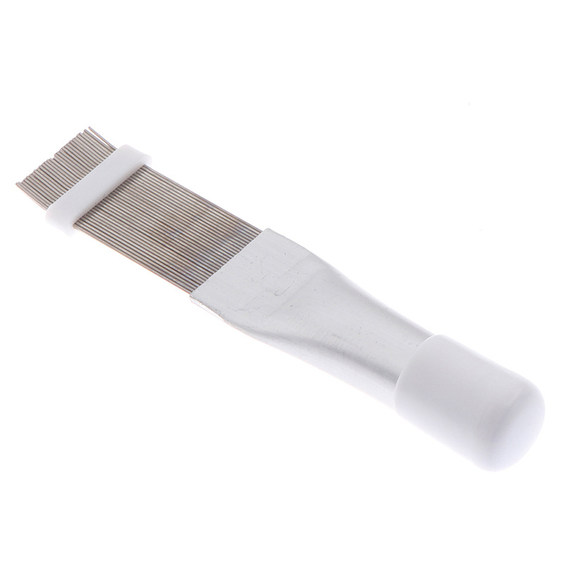 Nástroj na vyrovnávanie a čistenie lamiel klimatizácie, kovový, kód Zfhg1129, na čistenie a odstraňovanie prachu