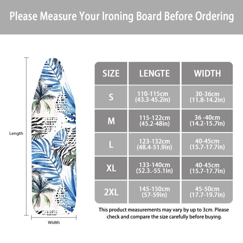 Kryt na žehliacu dosku Foru, polyester, nordický štýl, kód produktu Cza31, možnosť prispôsobenia