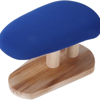 Drevená okrúhla žehliaca doska na rukávy, japonský štýl, drevená konštrukcia