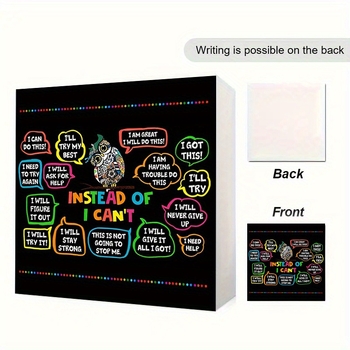 Inspirativan PVC privjesak s porukom 'I can do it' - moderni minimalistički stil, graviranje i ispis, polumanualna i polumehanička izrada