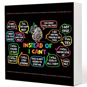 Inspirativan PVC privjesak s porukom 'I can do it' - moderni minimalistički stil, graviranje i ispis, polumanualna i polumehanička izrada