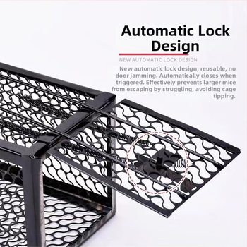 Pasca na myši v klietke — Model S, Kovový rám s vypaľovaným náterom, Malá klietka na myši