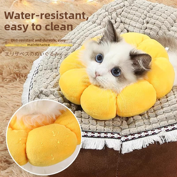 Elizabetin golier pre mačky a psy proti olizovaniu, bavlna, univerzálny, moderný minimalistický štýl