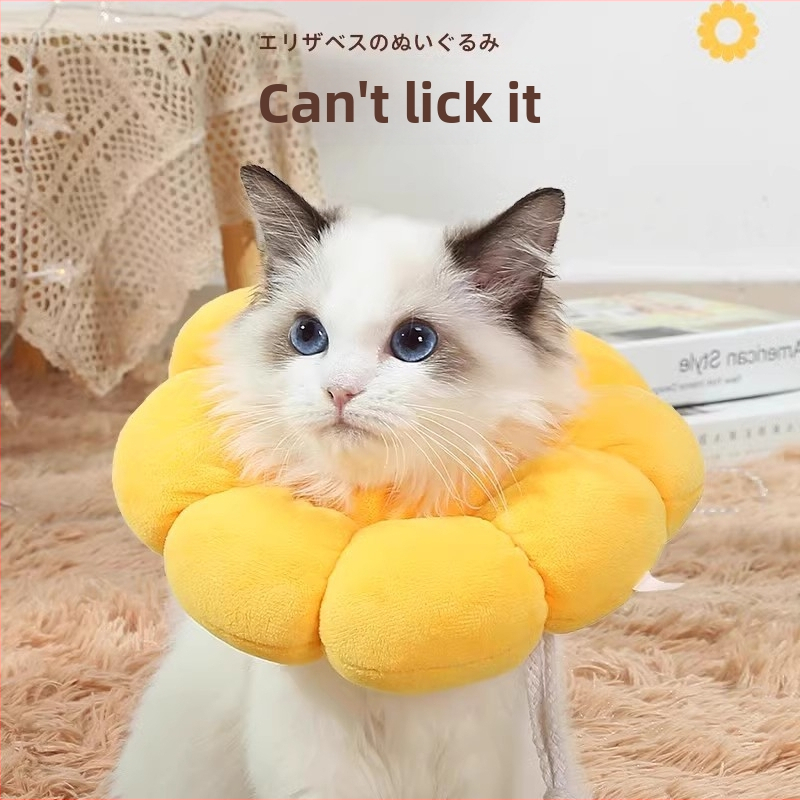 Elizabetin golier pre mačky a psy proti olizovaniu, bavlna, univerzálny, moderný minimalistický štýl