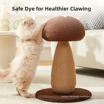 Stĺpik na škrabanie mačky zo sisalu – odolná doska na brúsenie pazúrov bez úlomkov, roztomilý štýl, hračka pre mačky