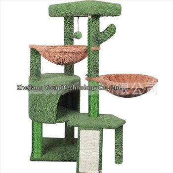 Šplhaciu veža pre mačky, mačacie hniezdo a strom pre mačky — odnímateľná a prateľná, zo sisalu, štýl Pastoraálny (Materiál: Sisal; Import: Nie; Štýl: Pastoraálny)
