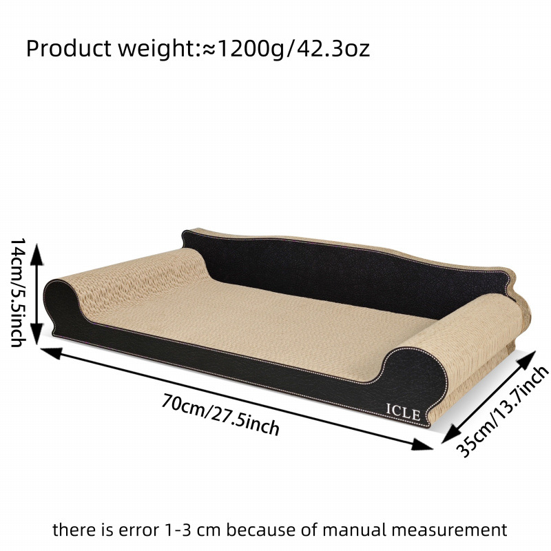 Mačja škrabalo-ležaljka od čvrstog kartona, model jd601099641218011, ekskluzivni izvoz