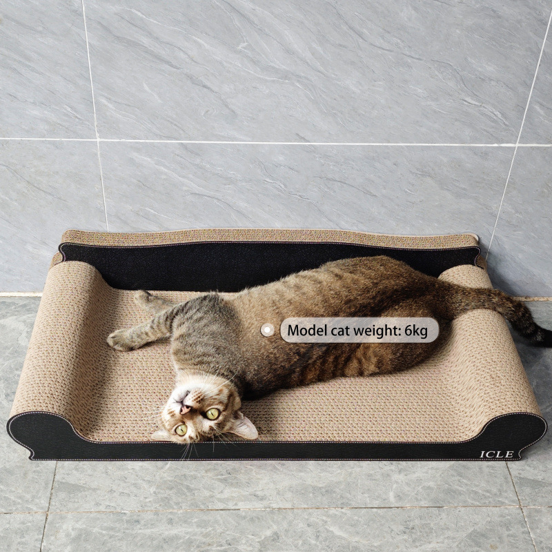 Mačja škrabalo-ležaljka od čvrstog kartona, model jd601099641218011, ekskluzivni izvoz