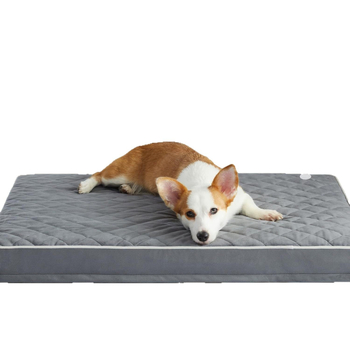 Ortopedska postelja za pse; platnena površina; vodootporna; odvojiva periva navlaka; protuklizna podloga; egg-crate pena