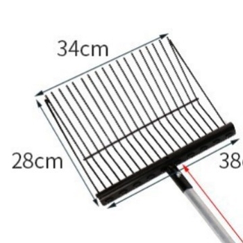 Železná vidlica na konský trus a seno – CAVASSION, neutrálne pohlavie, nie je dovážané, podporuje súkromné značky, obalový doplnok