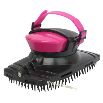 Set kef na starostlivosť o konia pre sedlo: masážna kefa, kefa na postrek vodou, čistiaca kozmetická kefa