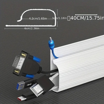 Kabeļu vadības kārbiņa zem galda, iekšējā vītne, ķīniešu stils, PVC, preces nr. 006