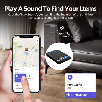 Безжичен магнитен държател за карти с прецизно проследяване за iOS – кожа и неръждаема стомана, 170mAh, USB 3.0 интерфейс, антизагуба и преносима стойка за телефон