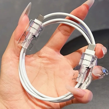 Kabeļu Organizatora korpuss no sveķiem semi-soft – Apple 20W uzlādei, Lidmašīnas raksts, Eiropas stils, 1 gab.