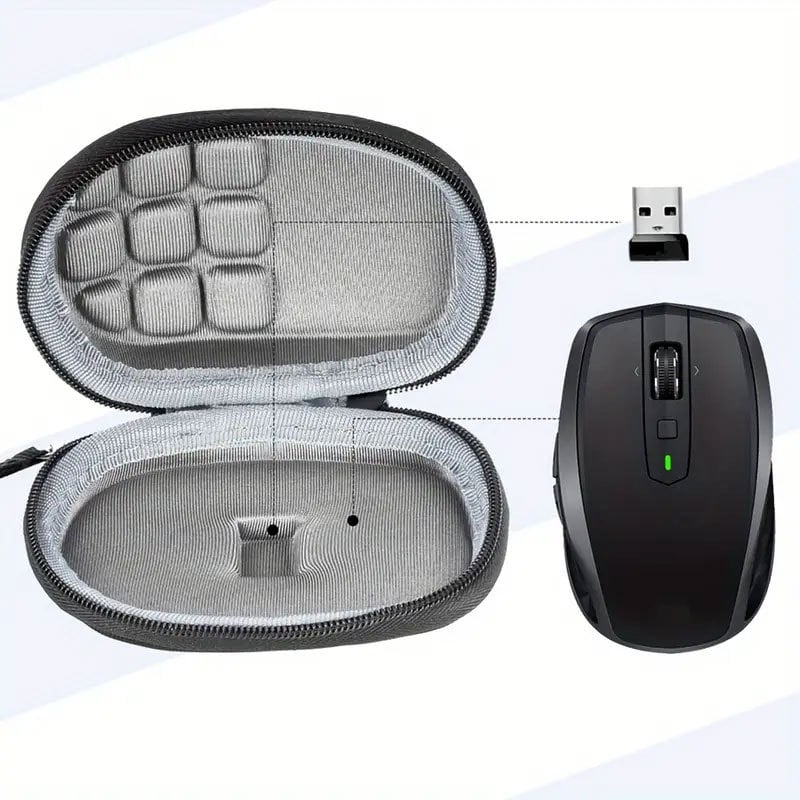 EVA púzdro na myš s pevným obalom a zipsom, Model YN777; Materiál EVA; Nosnosť 1 kg; Termálny transfer; Určené pre počítačové príslušenstvo